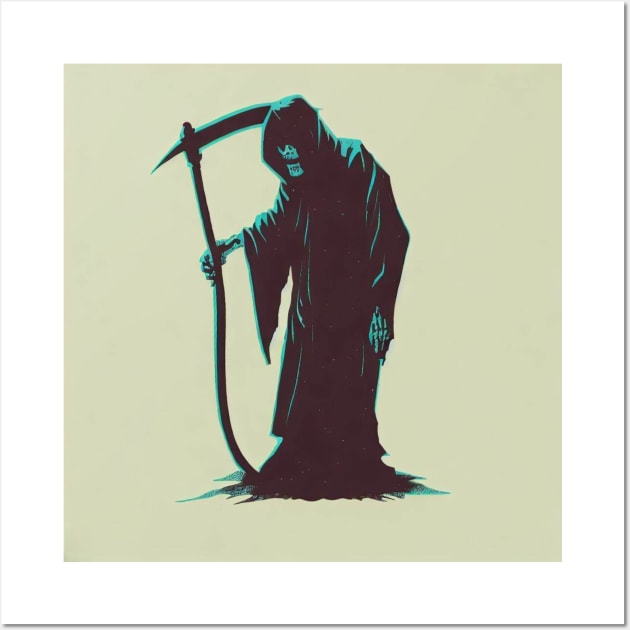 GRIM REAPER Wall Art by abovetheundergroundbrand